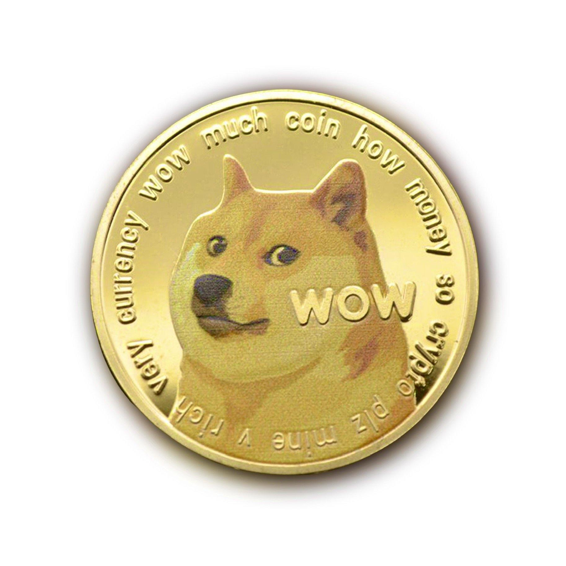 DOGECOIN COIN (COLORED) - ActuallyCrypto